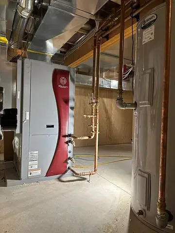 Ventilation ducting connections for an HRV system by Burt’s Breeze